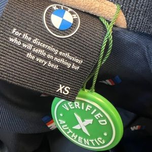 BMW authentic Kith Suede bomber